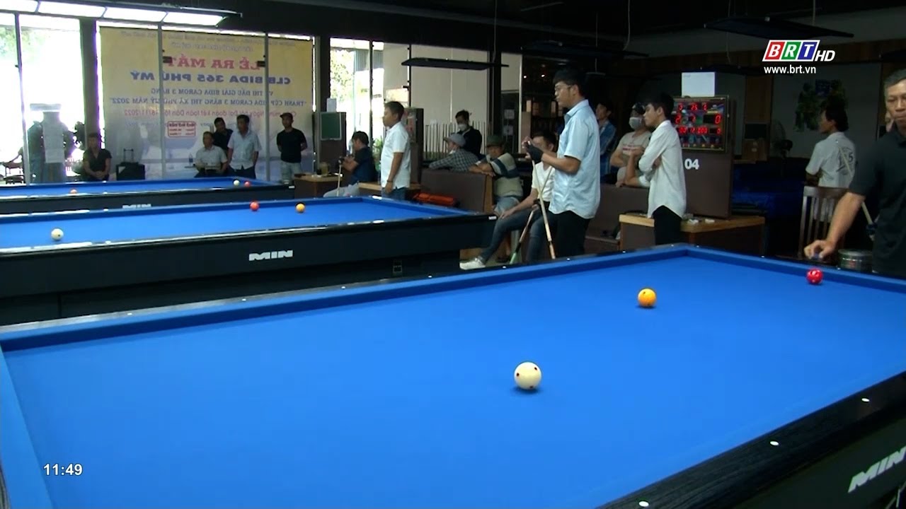 Ra mắt Câu lạc bộ Bida 365 Phú Mỹ và thi đấu giải Bida Carom 3 băng TX ...