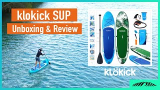 Klokick SUP Unboxing &amp; Review - Inflatable Stand Up Paddle Board