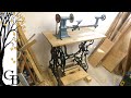 Foot powered lathe build (with very little narrative structure!)