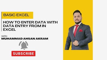 How to Use Data Entry Form in Excel (Alt + D + 0 Shortcut)
