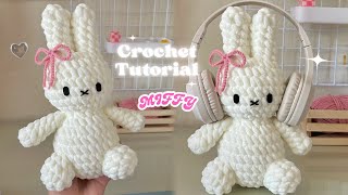 Crochet White Bunny tutorial *Simple and Easy*