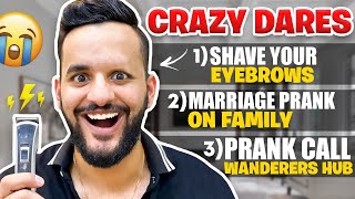Letting SUBSCRIBER'S decide a DARE for ME !! *Shaving my EYEBROW*