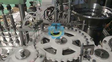 Automatic Vial Filling and Stoppering Machine with Servo Ceramic Plunger Pump Filling System