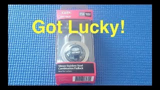 (Picking 55) Lockwood ASSA ABLOY combination padlock (decoded)