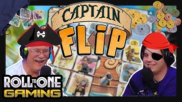 Captain Flip Board Game Playthrough | Draw, Flip & Place Crew