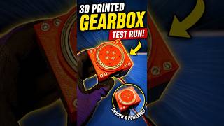 3D Printed Gearbox Test Run!