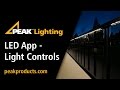 Peak lighting led app  light controls