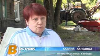 Жалоба в прямом эфире помогла вывезти мусор Жалоба в прямом эфире помогла вывезти мусор