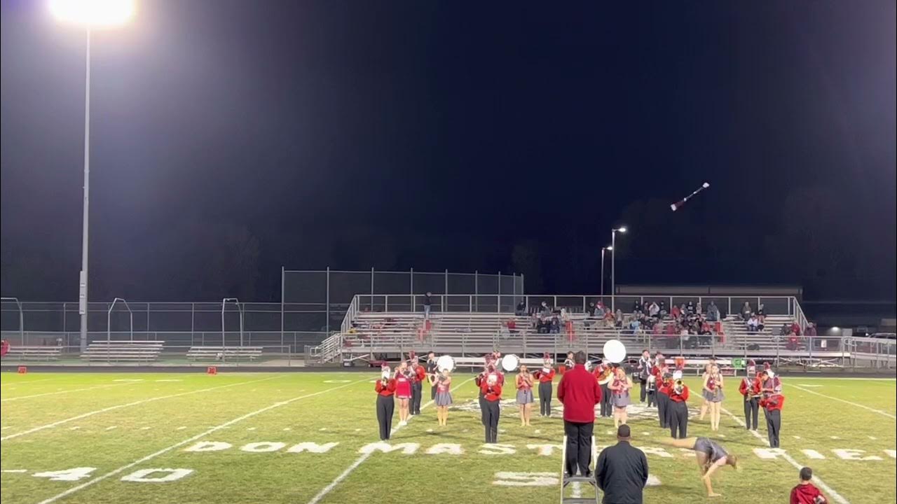 Vanlue High School Marching Band Football Game Halftime Show, Van