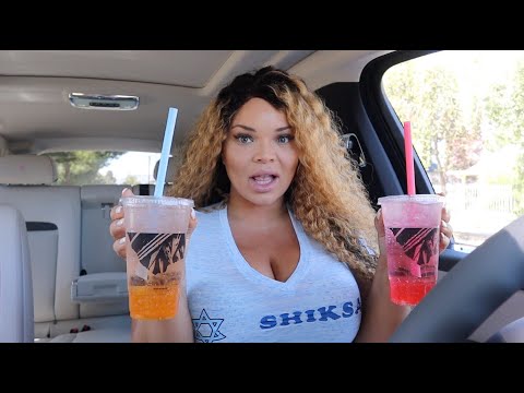 Trying NEW DEL TACO Sprite Poppers with Boba!