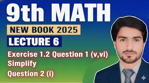 Class 9th Math New Book Exercise 1.2 Question 1-Exercise 1.2 Q1-How to Rationalize the Denominator