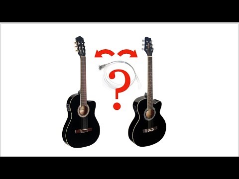 Video: Vad är Skillnaden Mellan En Klassisk Gitarr Och En Akustisk?