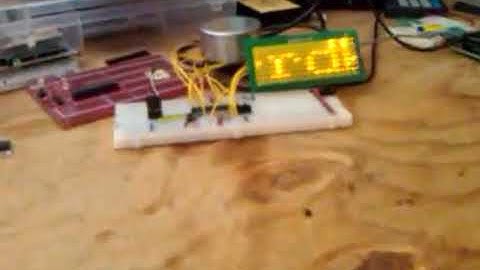 16x8 LED array on PCB - NERDKIT