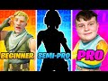 3 Levels of Solo Cash Cups (Benjyfishy vs Semi-Pro vs Beginner)