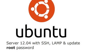How to install Ubuntu server 12.04 and update root password