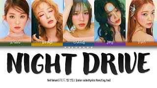 Download lagu [INDOSUB] Red Velvet (레드벨벳) - 'Night Drive' | lyrics Color Coded Lirik Terjemahan Indonesia