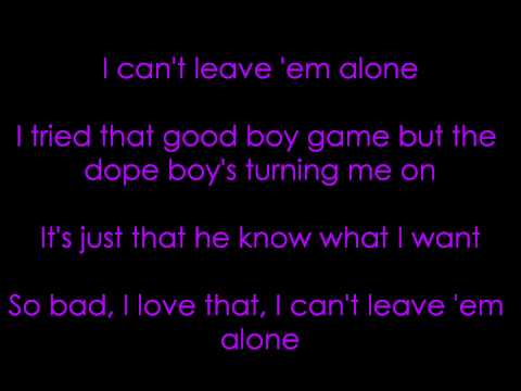Ciara Feat. 50 Cent - Can't Leave 'Em Alone Lyrics.