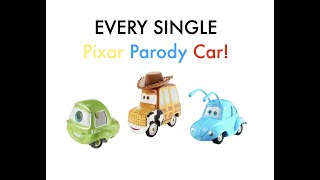 Every Single Disney Cars Pixar Parody Car! (Toy Story, Monsters, Inc., A Bug's Life)