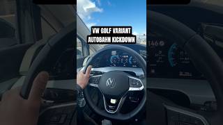 2025 Vw Golf Variant Wagon 1.5 Etsi 116 Ps Kickdown On Autobahn
