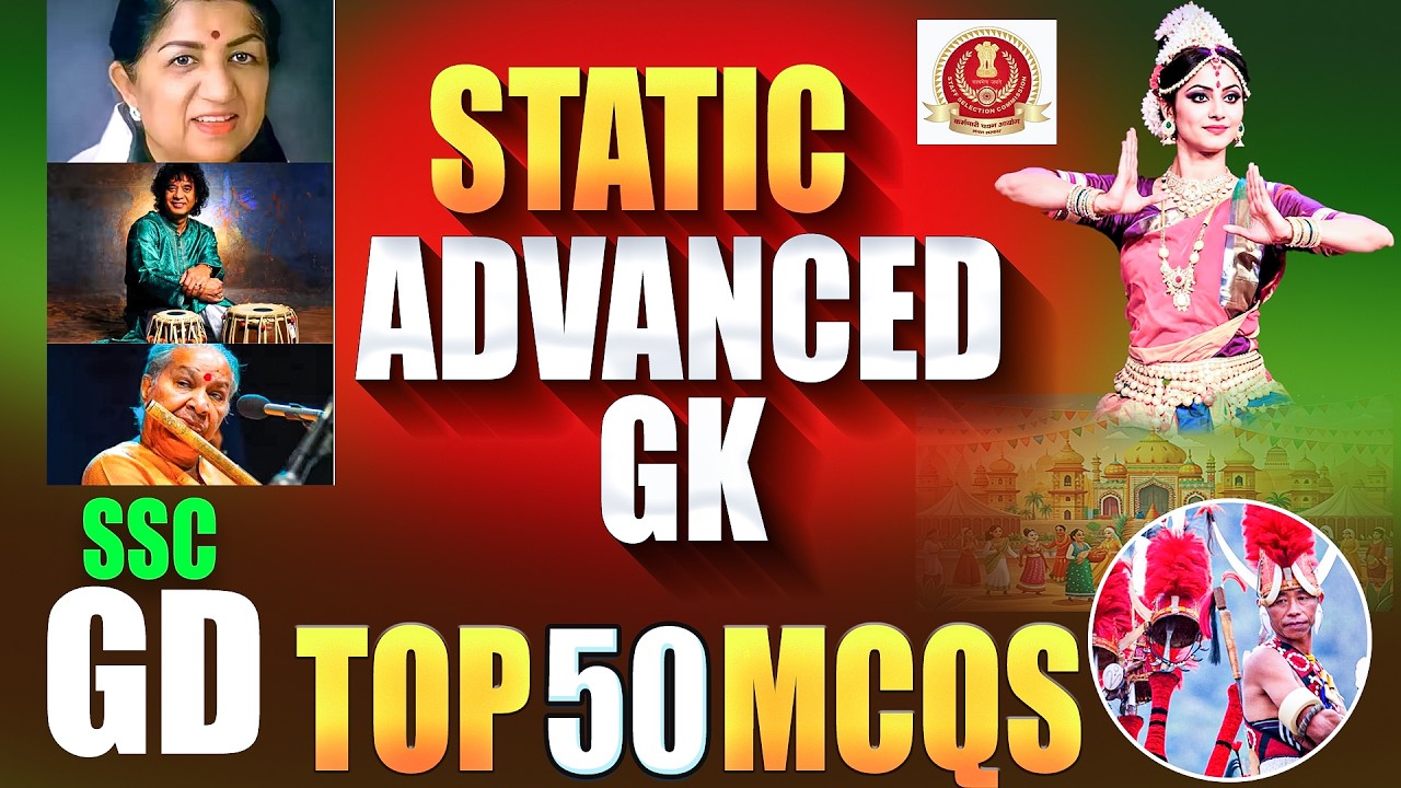 SSC GD 2026: Top 50 Static GK Expected Questions | New Exam Pattern 🔥