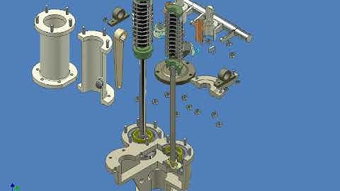High lift safety valve assembly animation (For Marine)