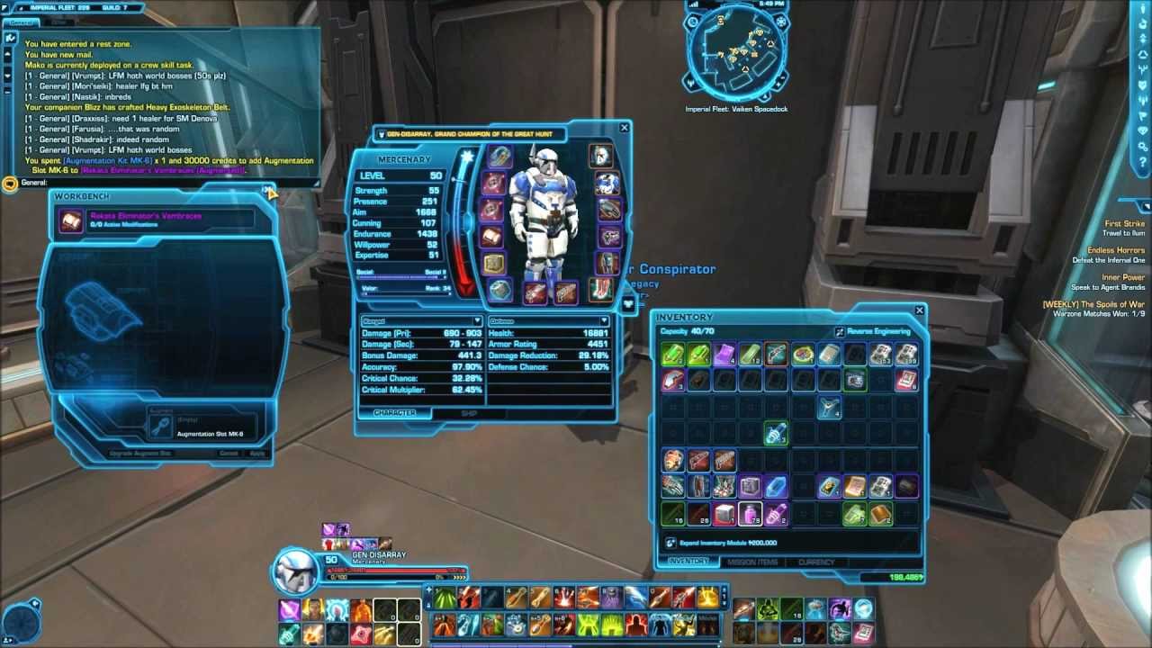 SWTOR 1.3 Augmentation Kit Guide - YouTube