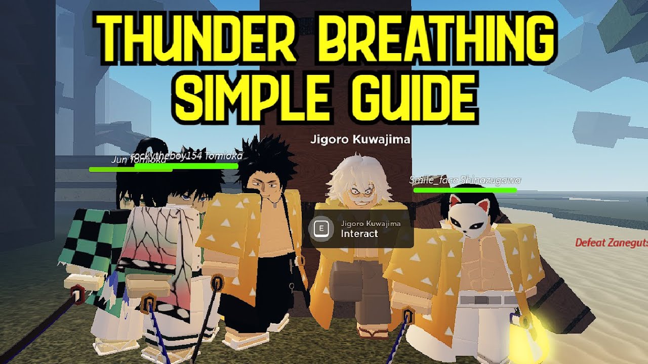 How to get Thunder Breathing in Project Slayers - Roblox - Pro Game Guides