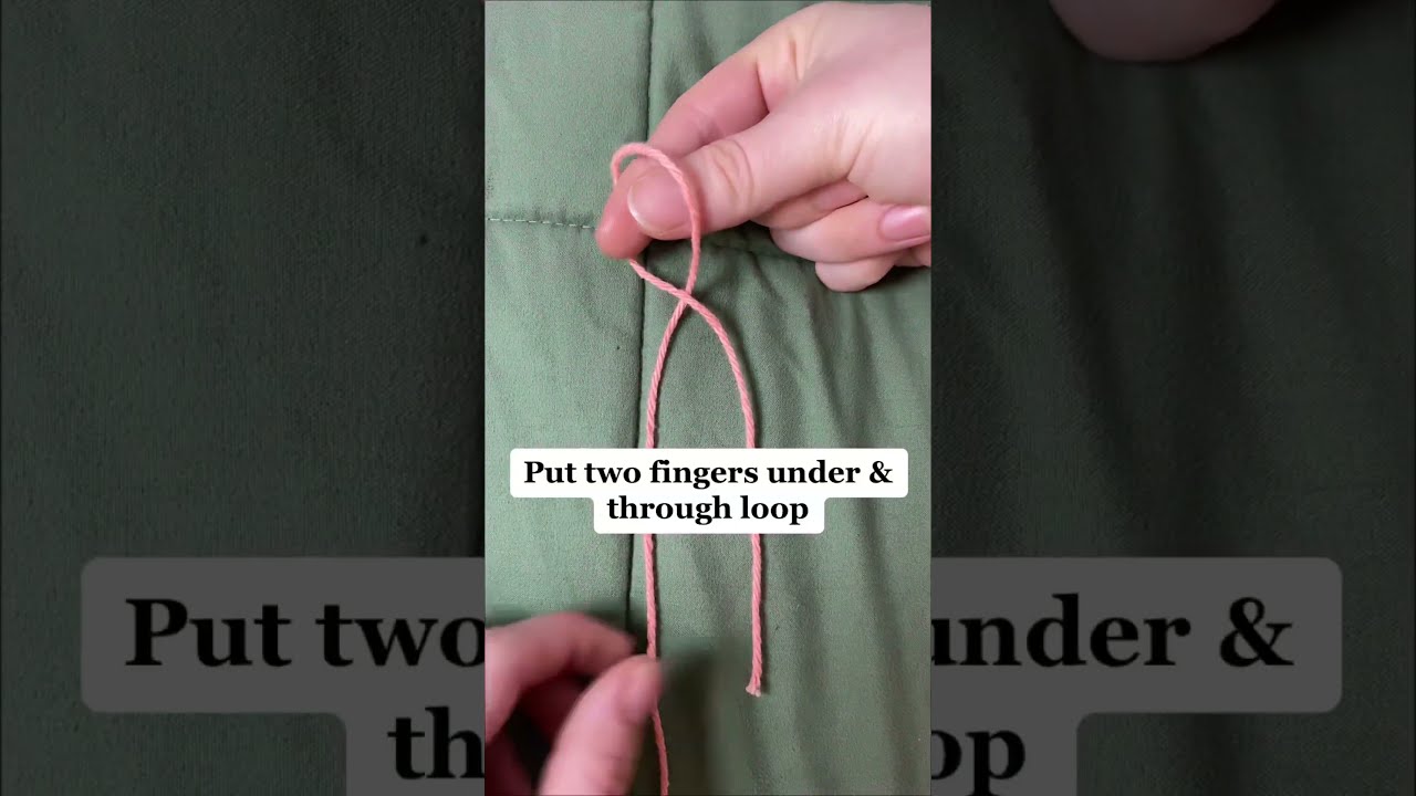Make A Slip Knot Crochet For Beginners 