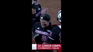 Alexis Jensen Had 13 Strikeouts vs. South Dakota State | Nebraska Softball