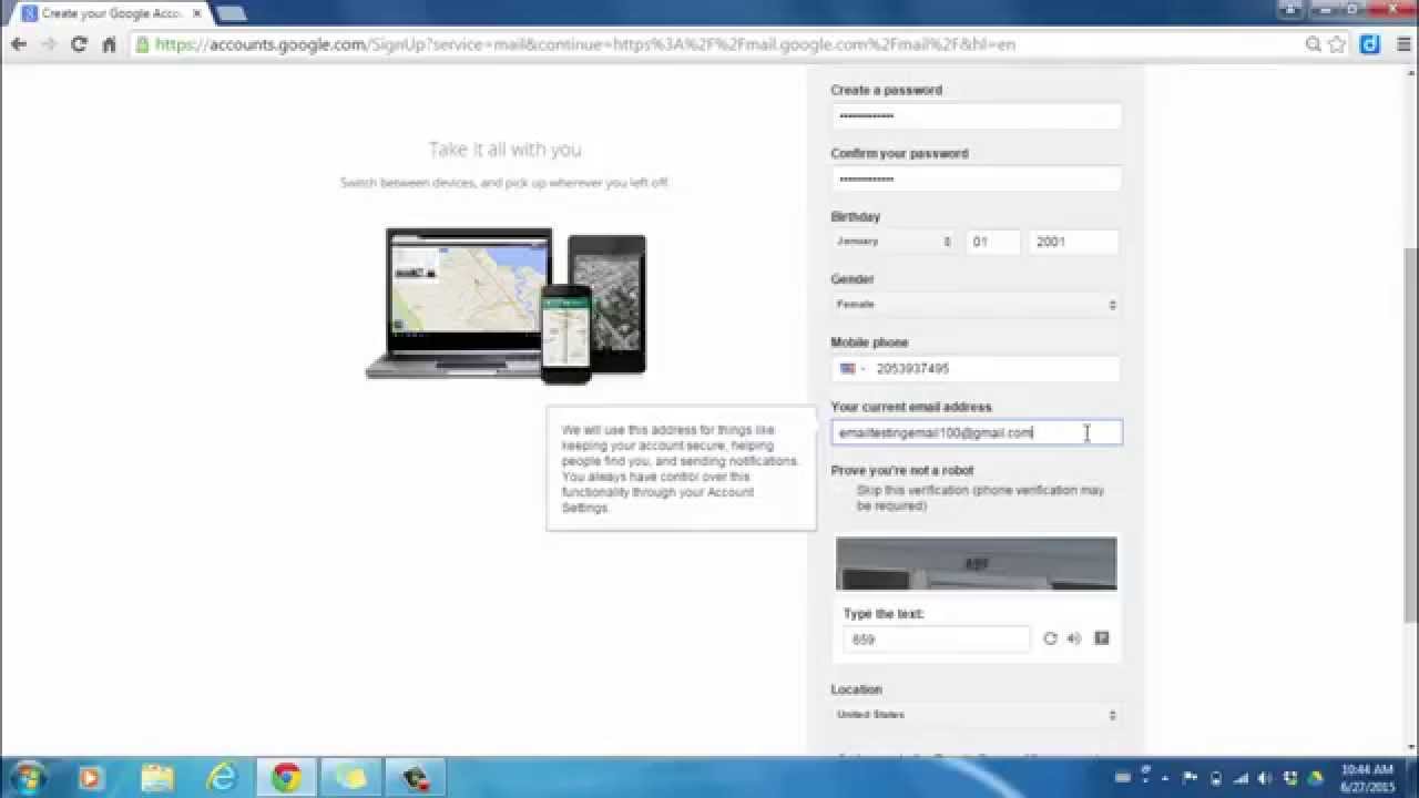 Setting Up An Email Address With Google YouTube Setting up an email address with google youtube