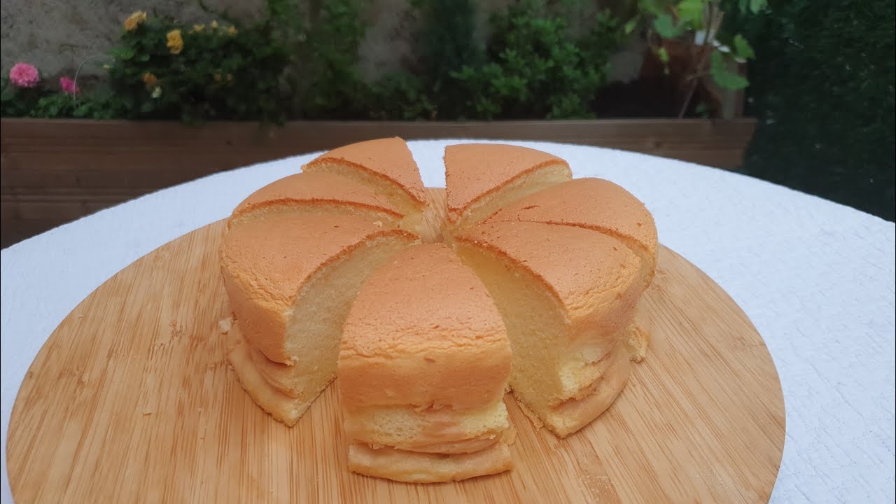 الكيكة اليابانية Cake Japonais Fluffy Cake Youtube