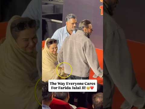 The way everyone cares for Farida Jalal🥹💛 #akshaykumar #sunielshetty #faridajalal #bollywood