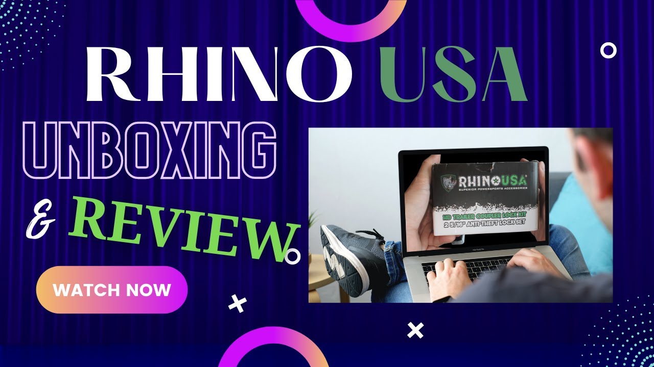 RHINO USA TRAILER COUPLER LOCK KIT UNBOXING & REVIEW YouTube