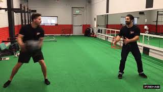 Partner Core Workout Series - Partner Medicine Ball Toss screenshot 2