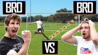 FOOTBALL CHALLENGES vs MY BRO! WHO'S BETTER?