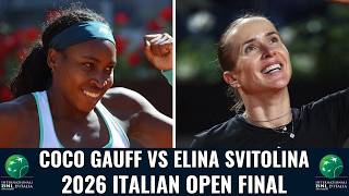 Coco Gauff vs Elina Svitolina - Italian Open Final Net Worth