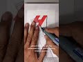 "illustration 3D art letter drawing like a real". #3dartdrawing #illustration3d #more