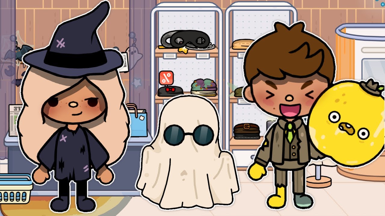 Buying Halloween Costumes 👻😍 *with voice* Toca Boca Life Worlf
