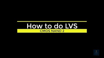 How to do Layout vs Schematic || LVS || CMOS NAND 2 || GLADE