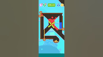 save the fish Level 643 - mobile game/fishdom #shorts