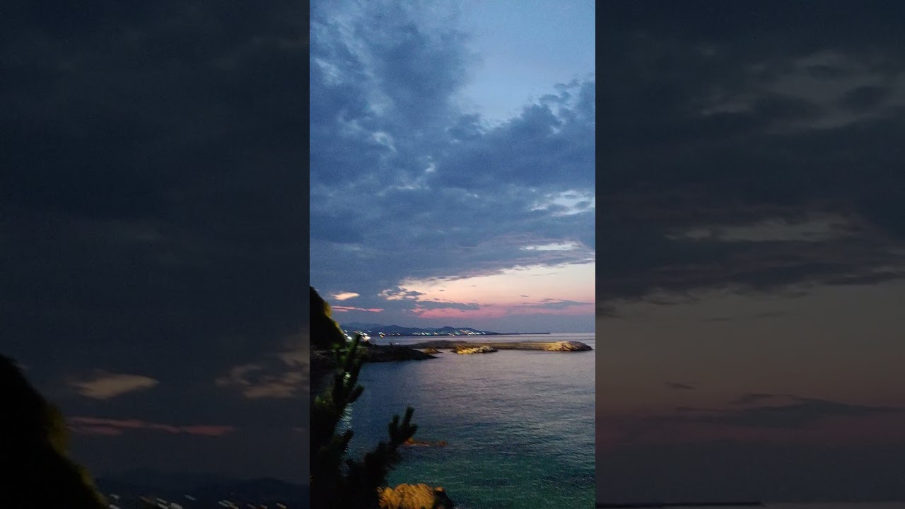 저녁 걷기운동은 역시 해안도로지 #삼척 #새천년도로 #sea