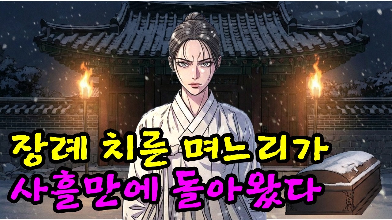 장례 치른 며느리가 돌아왔다… 관 속에 있던 사람의 정체 | 수면동화 | 잠들기 좋은수면라디오 | 민담 | 전설 | 옛날이야기 |