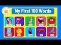 My first 100 words in english for kids and childrentamilarasi english vocabularylearning