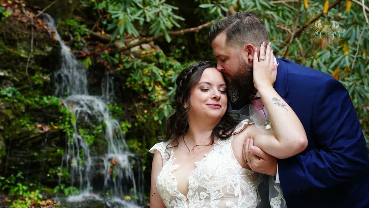 Waterfall Wedding Ceremony in the Smoky Mountains