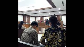 Suasana Sidang Perkara Perdata di Pengadilan Negeri Jakarta Pusat