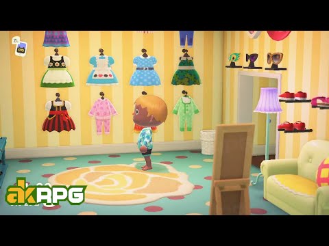 ACNH Able Sisters Tailor Shop Design Ideas - Best Animal Crossing New Horizons Interior Designs