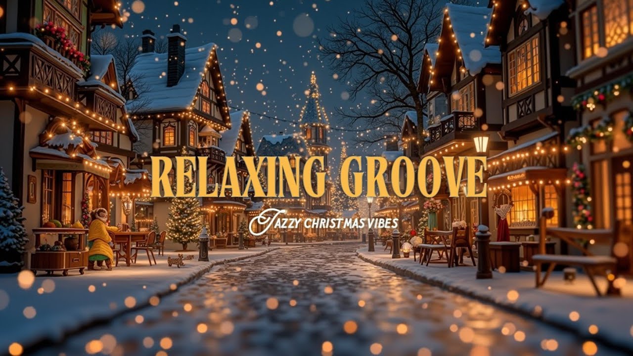 Праздничный джаз ~ Уютная зимняя и рождественская атмосфера | Расслабляющая музыка