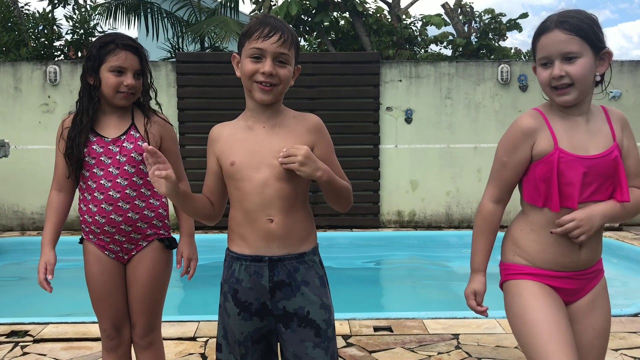 DESAFIO NA PISCINA 2 - Lu VLogs - YouTube