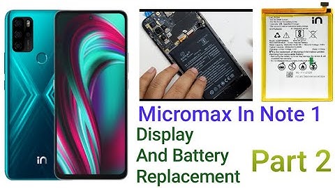 micromax in note 1 battery & display replacement | #smartphone | #repairing