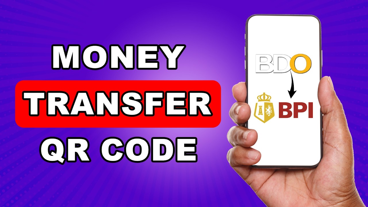 How To Transfer Money From BDO To BPI Using QR Code | Send Money BDO to ...